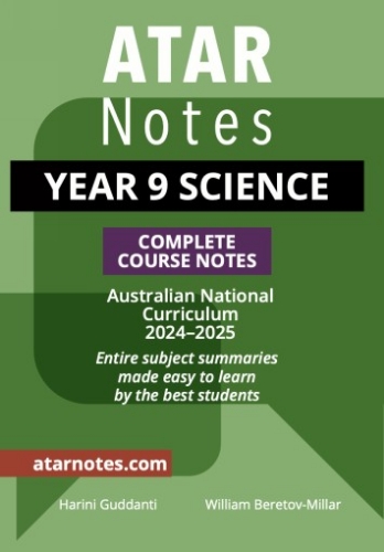ATAR Notes: Year 9 Science (2024-2025)